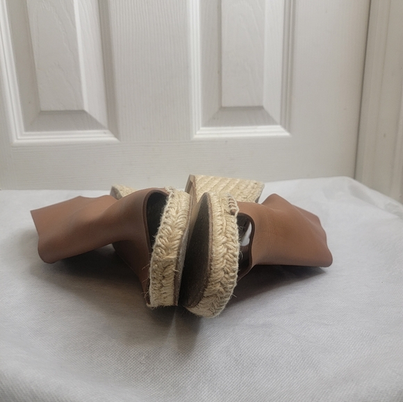 Céline Phoebe Philo Leather Espadrille Wedges size 39 - Picture 6 of 16